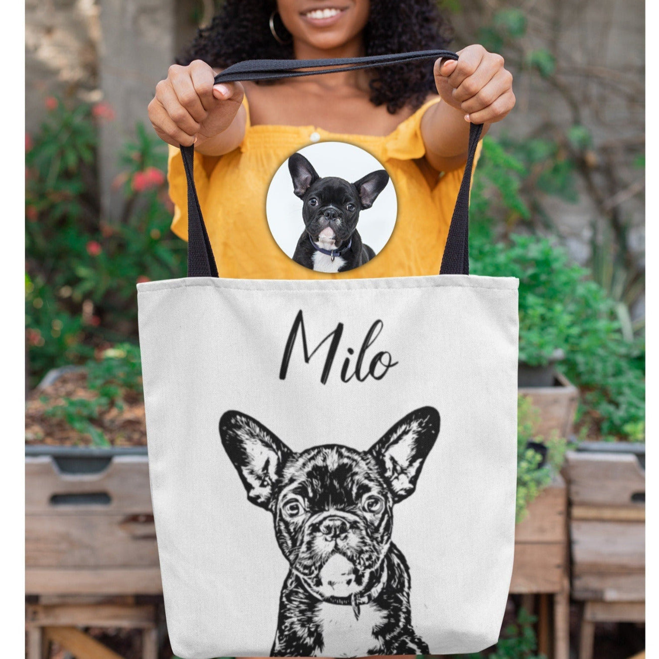 Custom Pet Tote Bag - Polyester