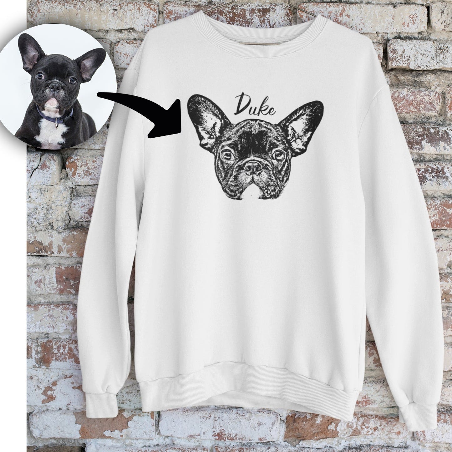 Custom Pet Crewneck Sweatshirt