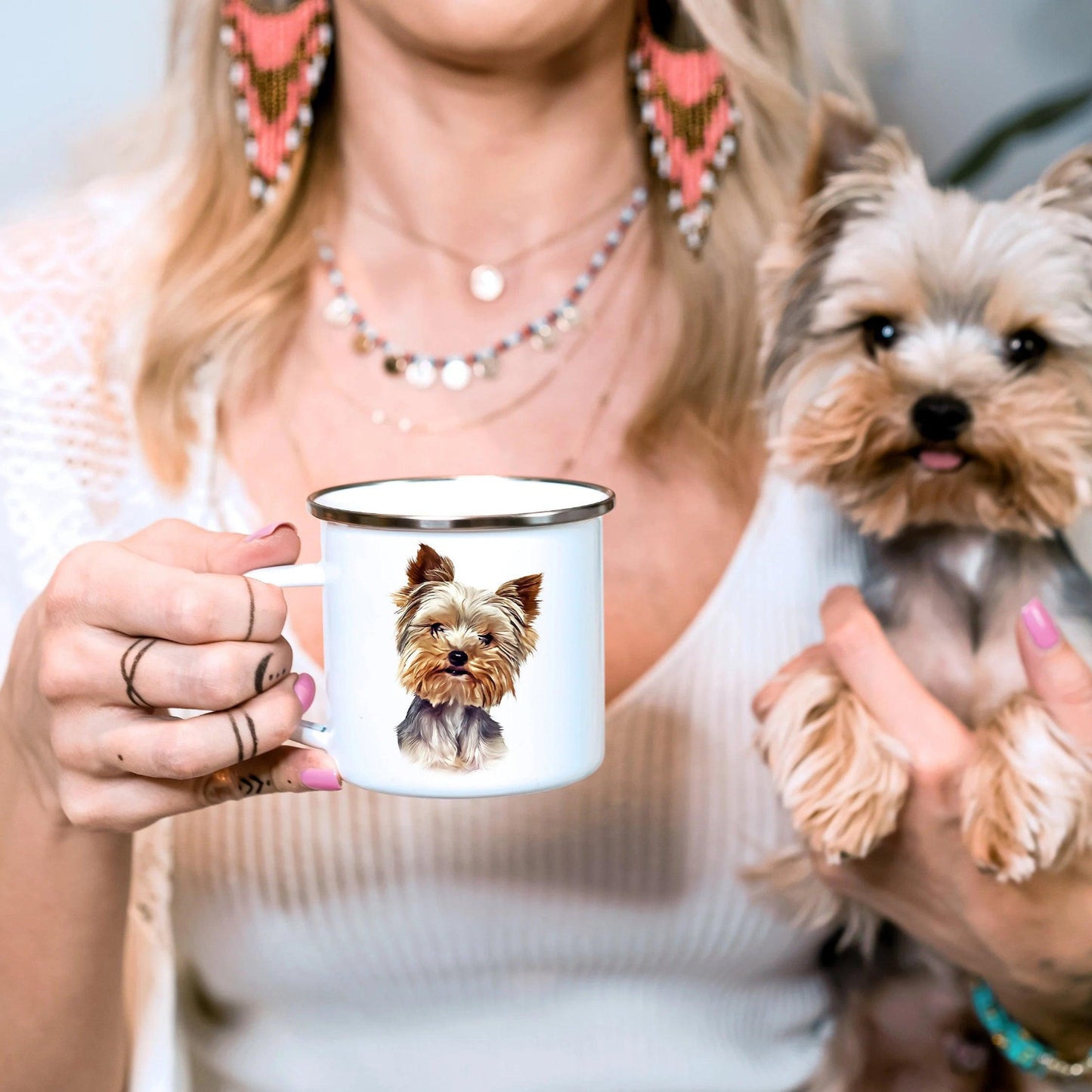 Custom Pet Enamel Camp Mug