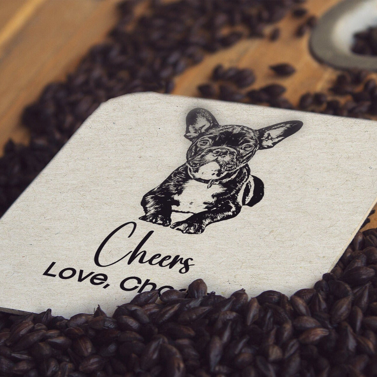 Custom Pet Wedding Coasters