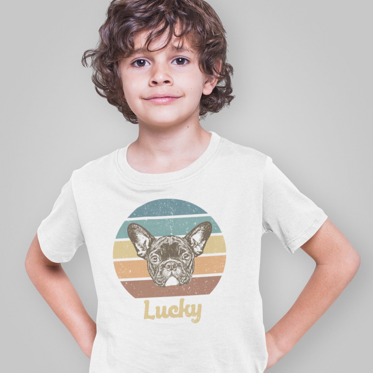 Custom Pet Vintage Shirt for Toddler and Kids