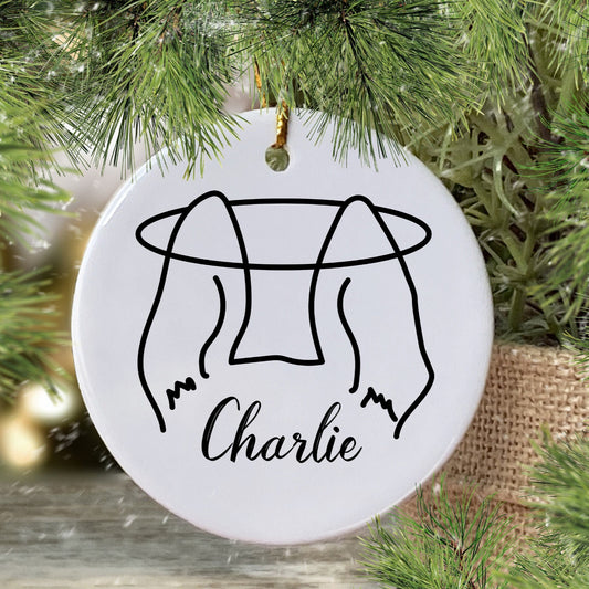 Custom Pet Memorial Christmas Ornament