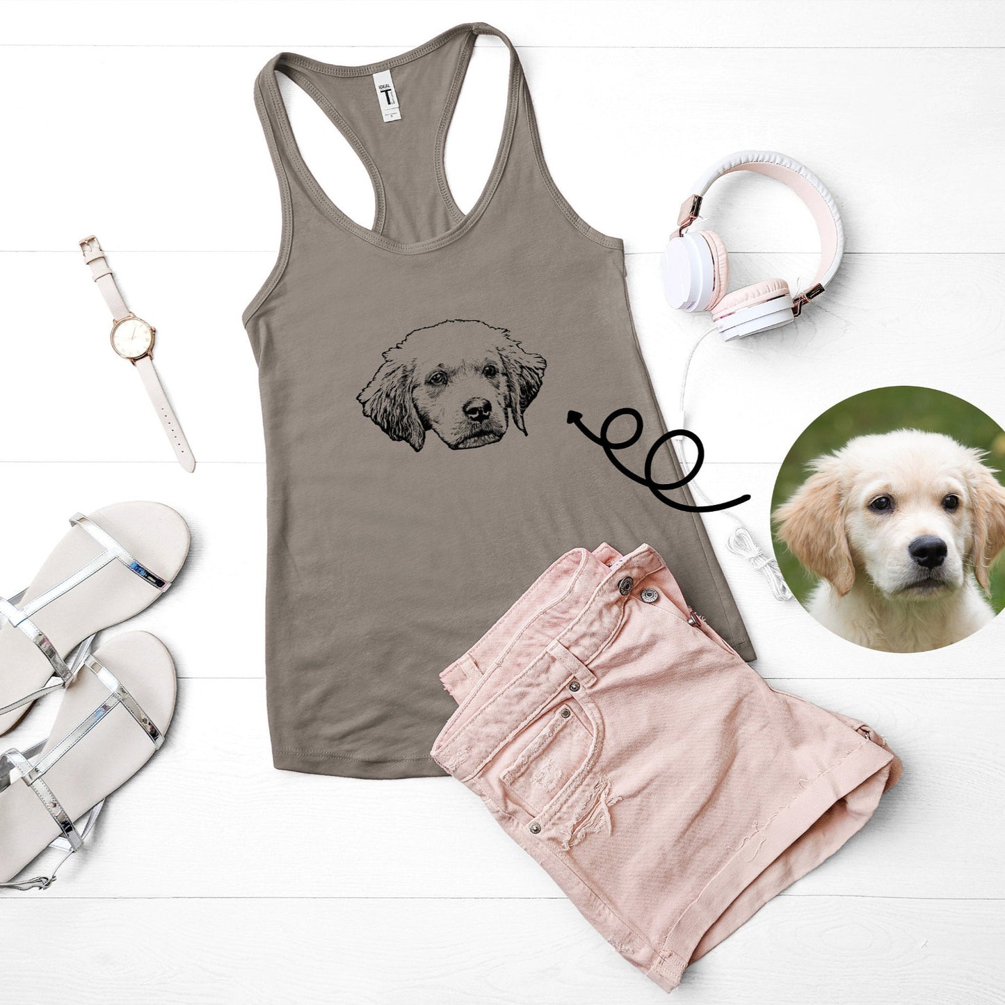 Custom Pet Comfort Colors Tank Top