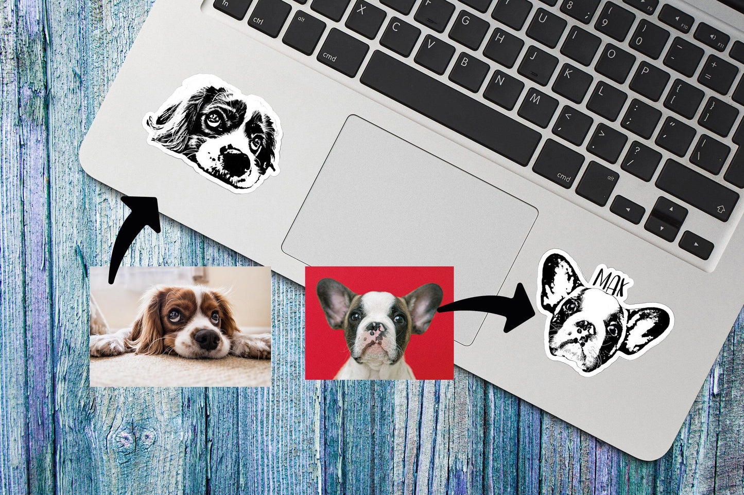 Custom Pet Portrait Sticker