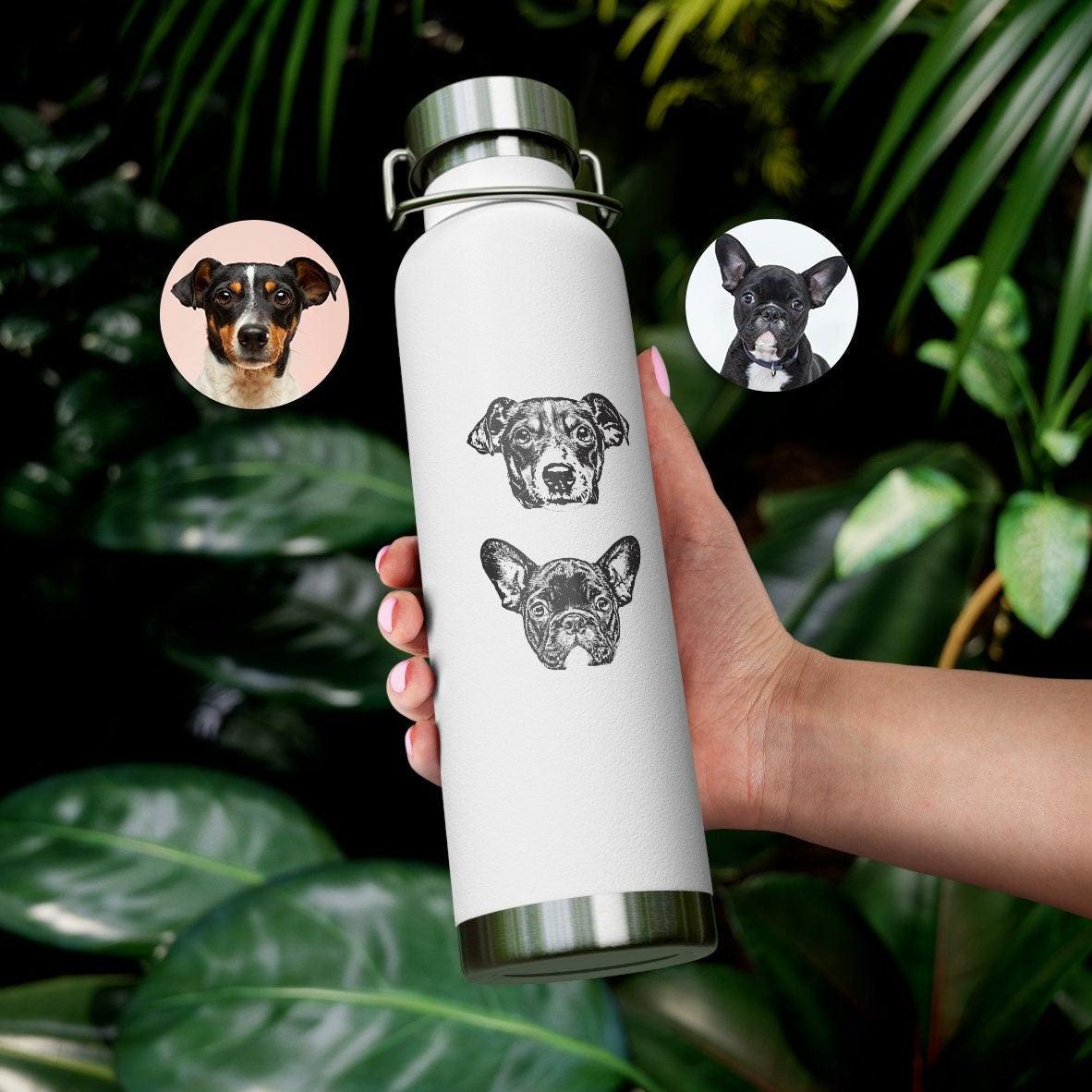 Personalized Pet Water Bottle 22oz