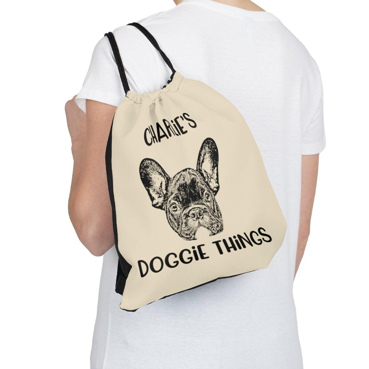 Doggie Things Outdoor Drawstring Bag