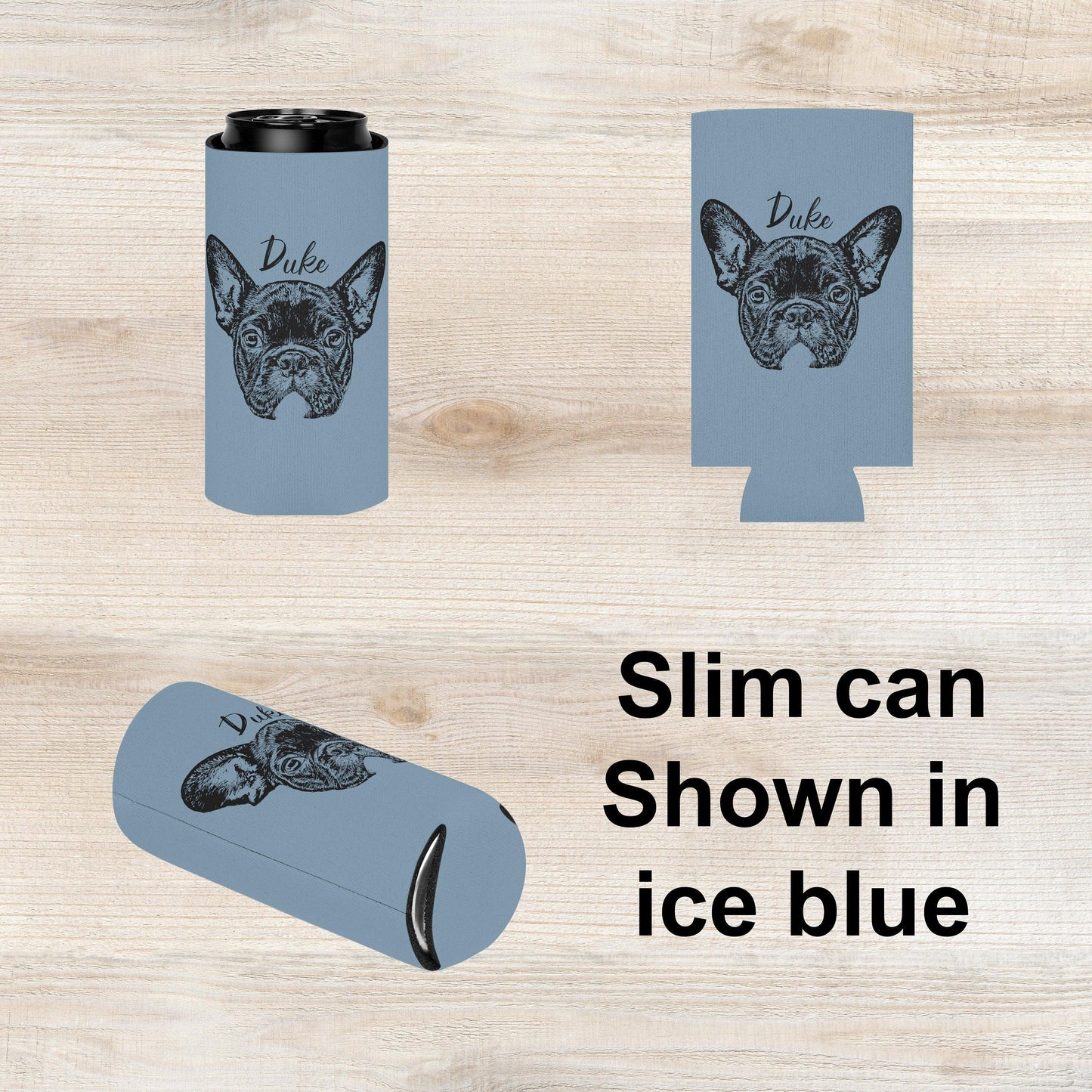 Custom Pet Portrait Can Cooler Koozie