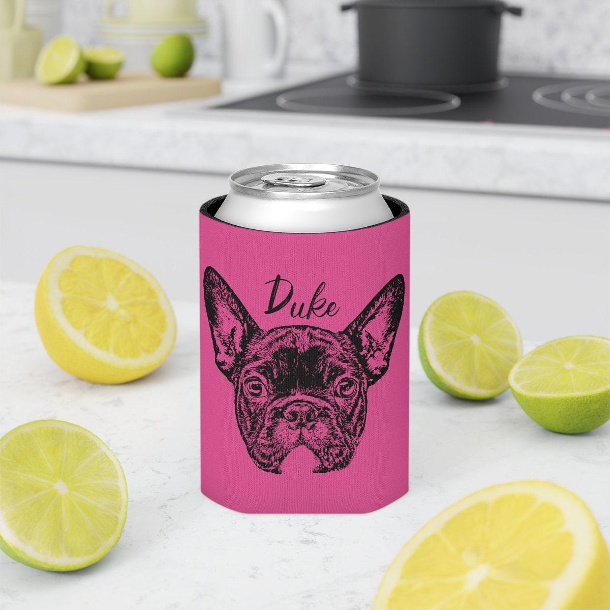 Custom Pet Portrait Can Cooler Koozie