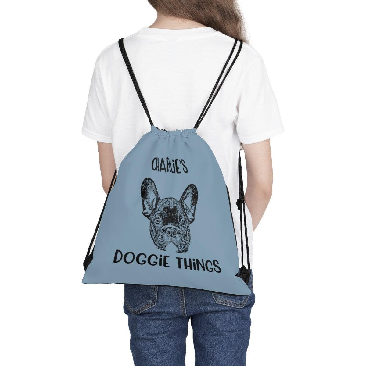 Doggie Things Outdoor Drawstring Bag