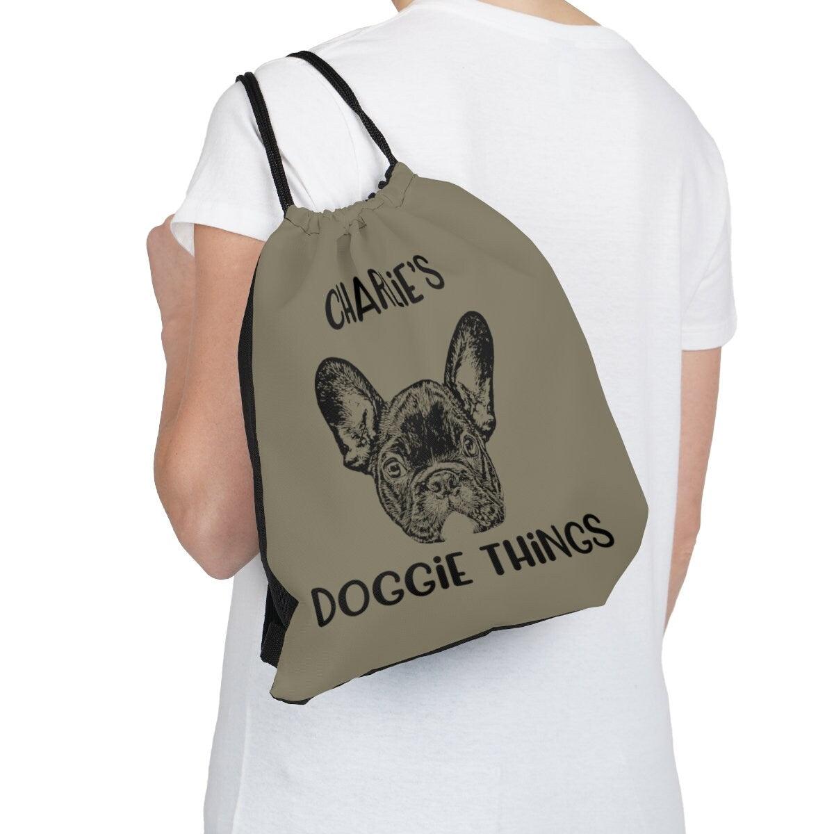 Doggie Things Outdoor Drawstring Bag