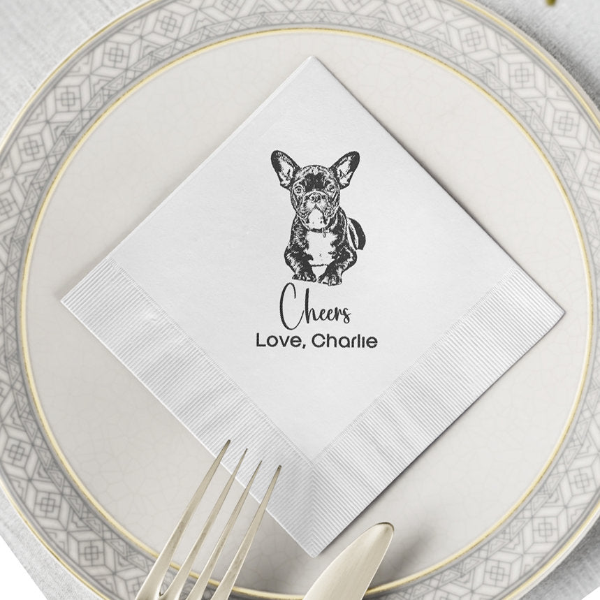 Custom Pet Cocktail Napkins