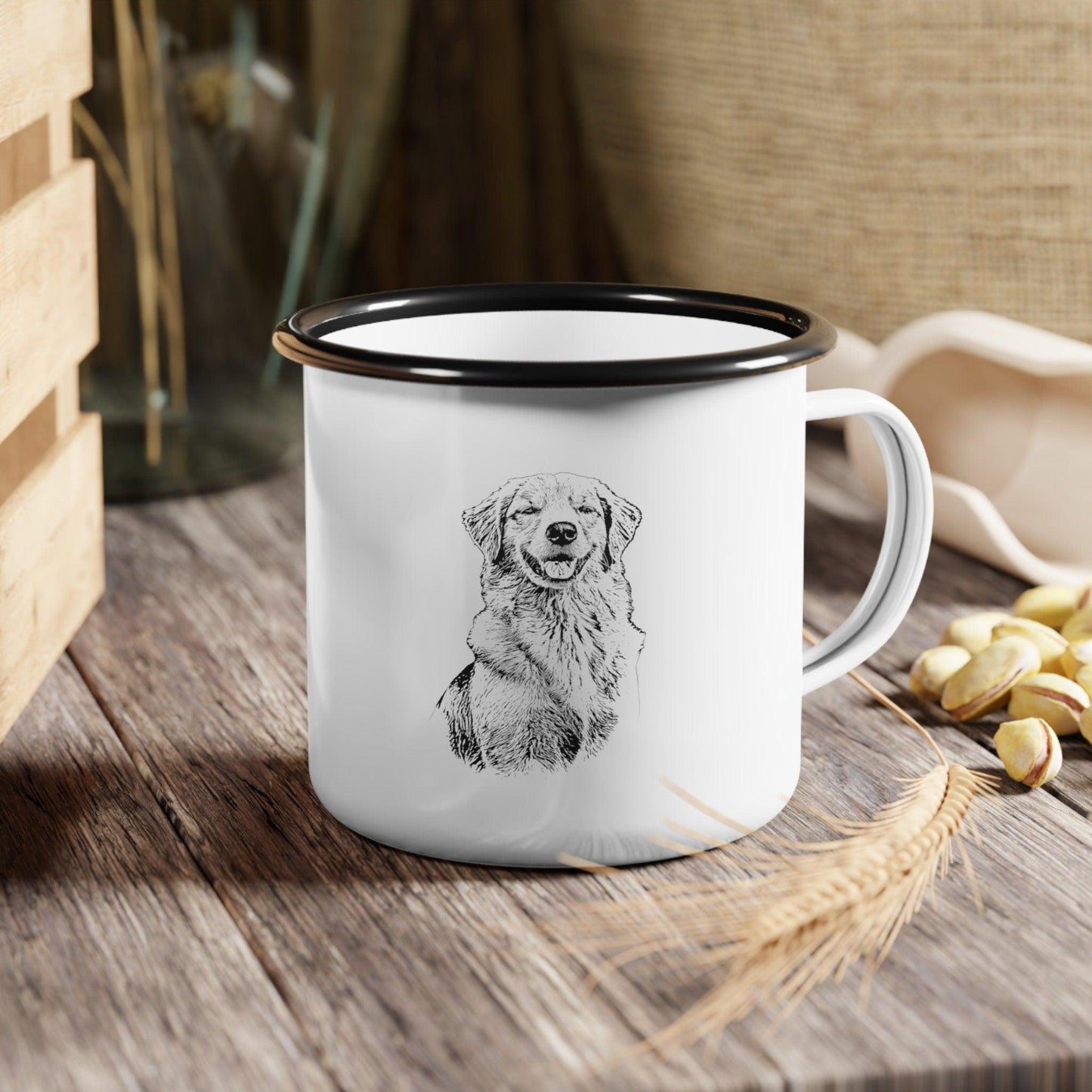 Custom Pet Enamel Camp Mug