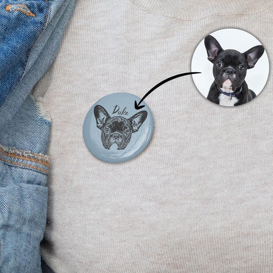 Custom Pet Enamel Pin Button