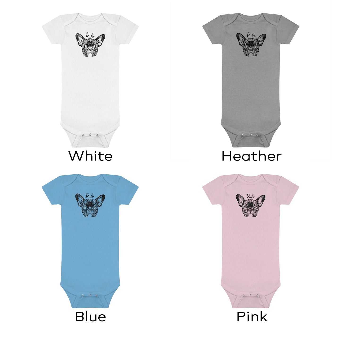 Custom Pet Face Baby Onesie®