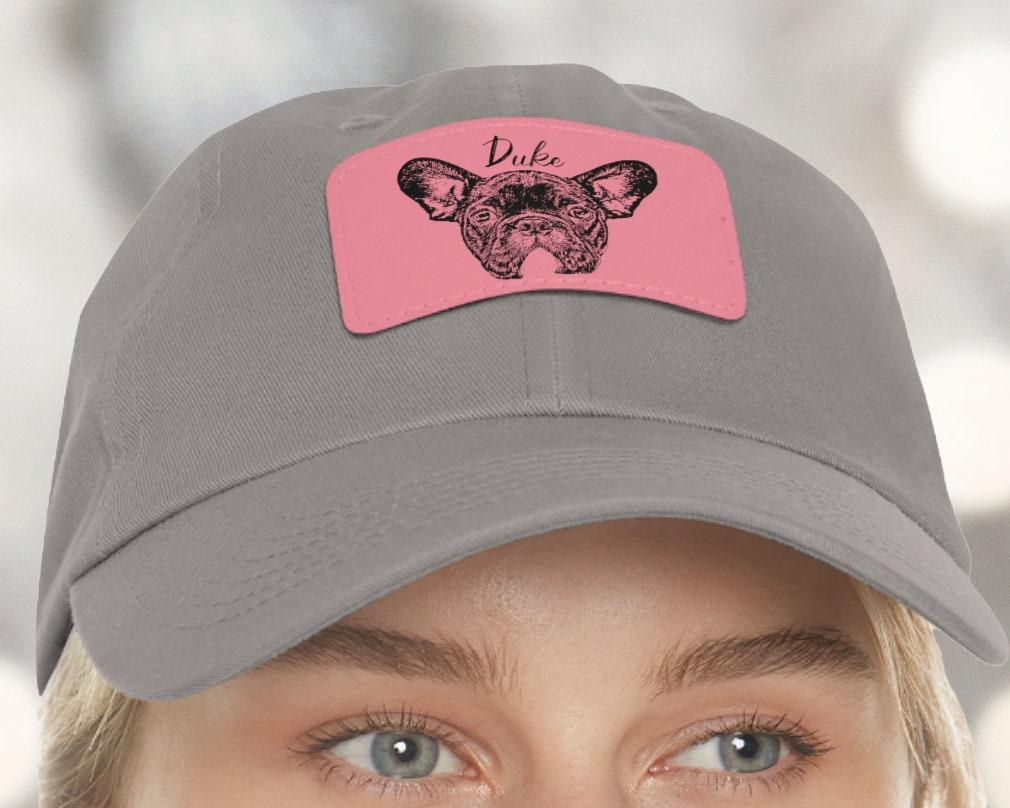 Custom Pet Dad Hat With Leather Patch