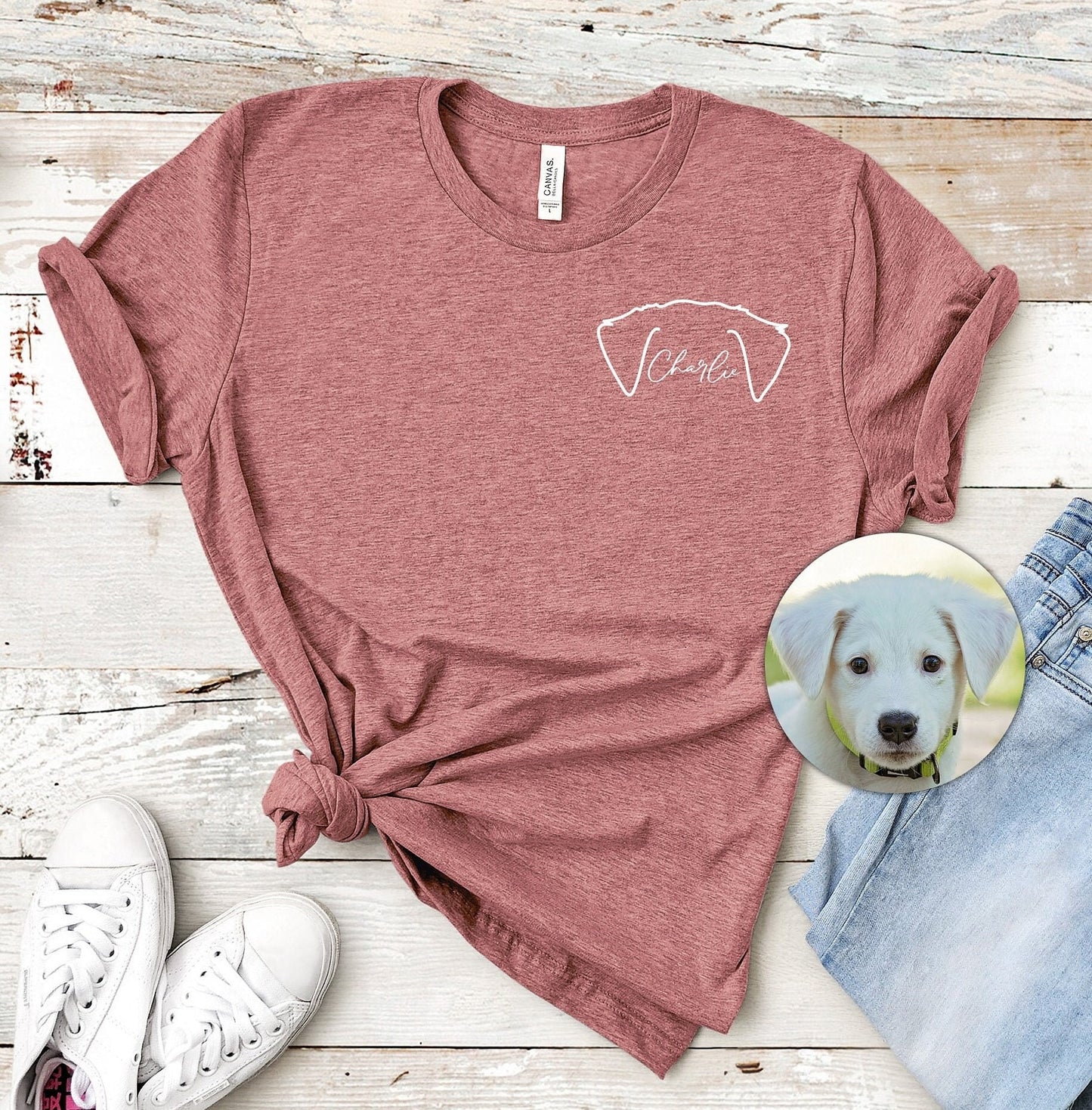 Custom Pet Ears Shirt