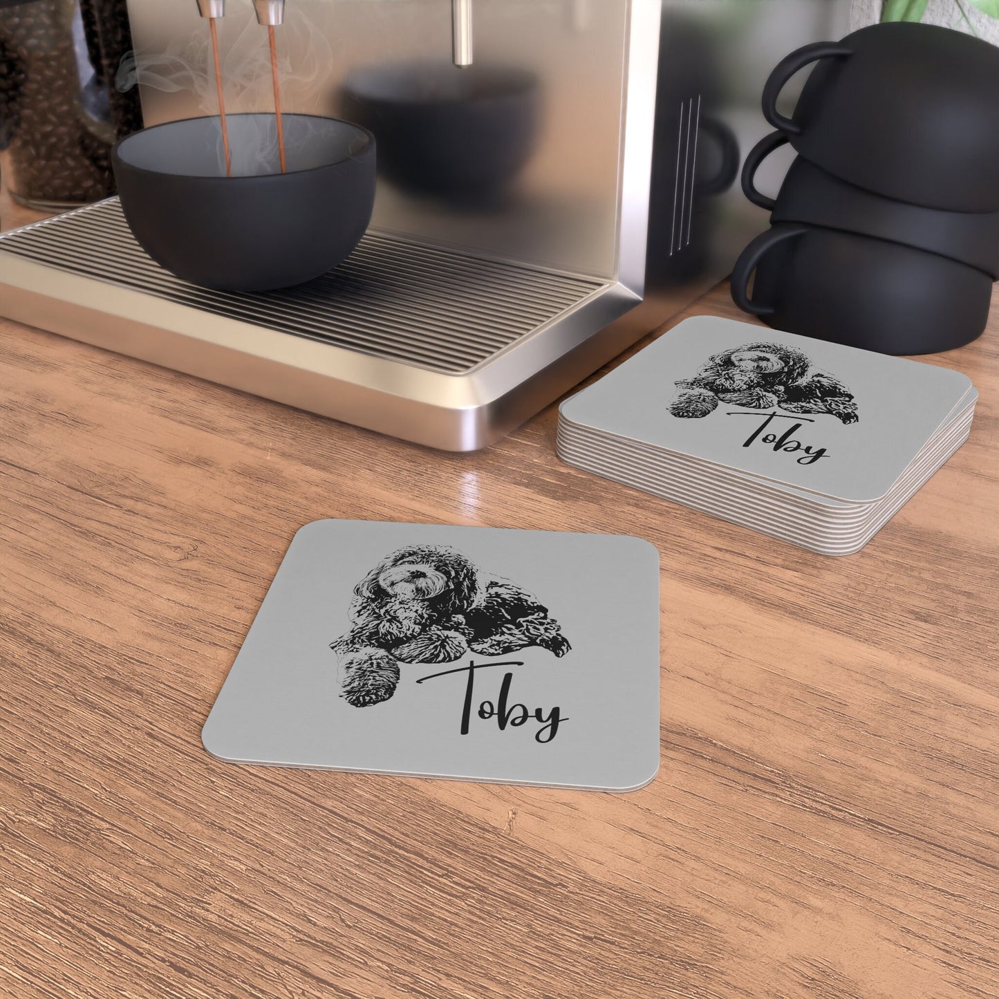 Custom Pet Wedding Coasters