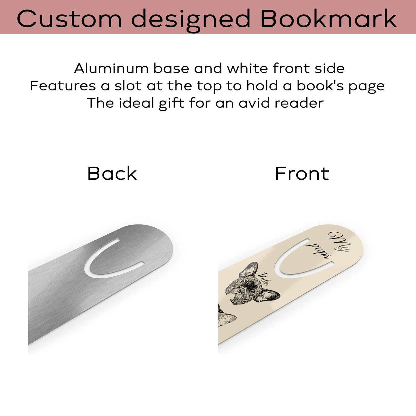 Custom Pet Bookmark