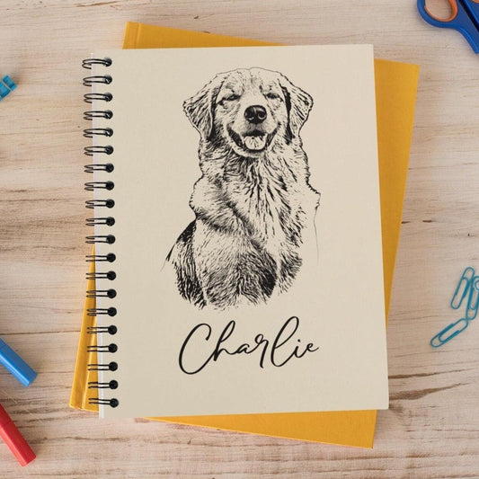 Custom Pet Portrait Journal