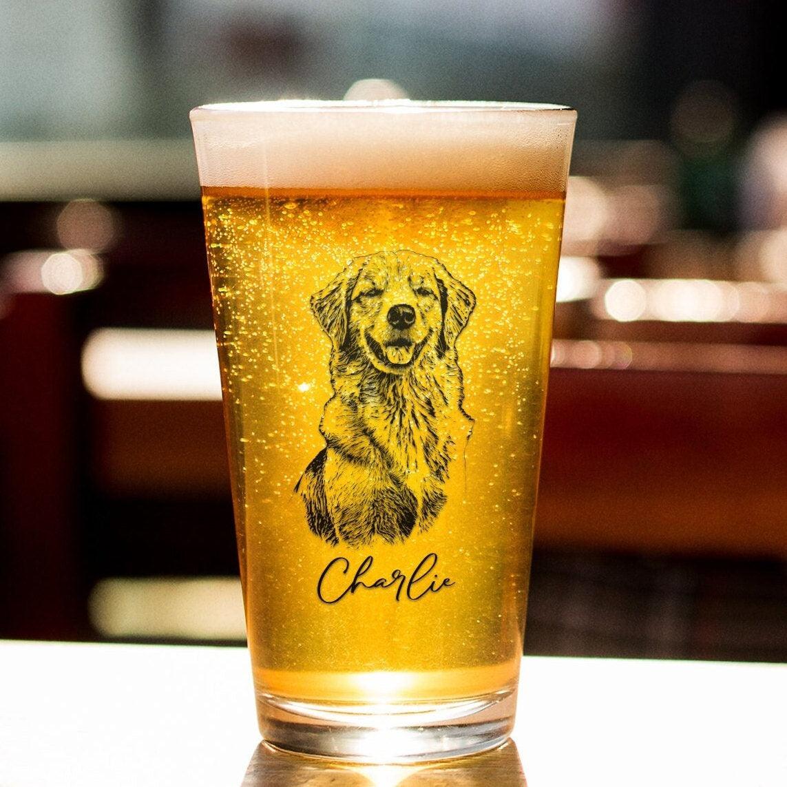 Custom Pet Beer Glass