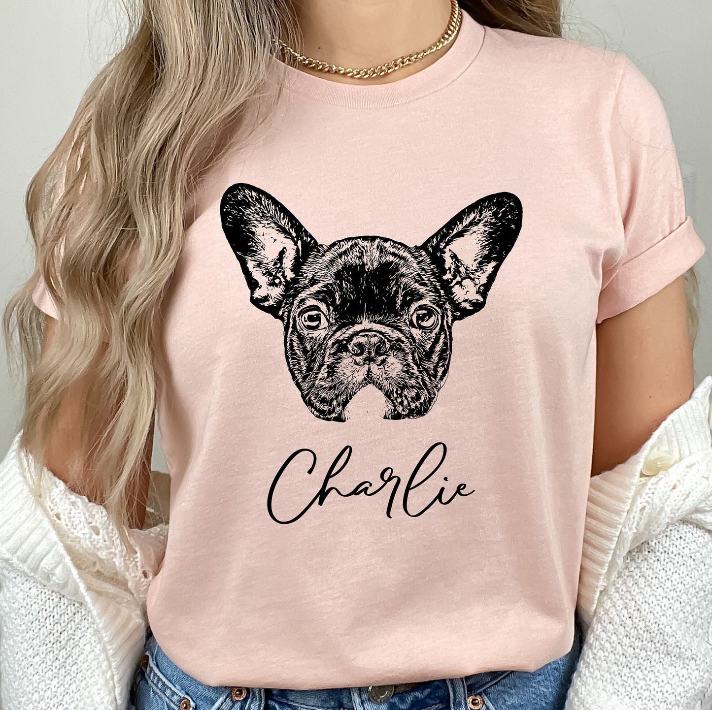 Custom Pet Portrait T-Shirt