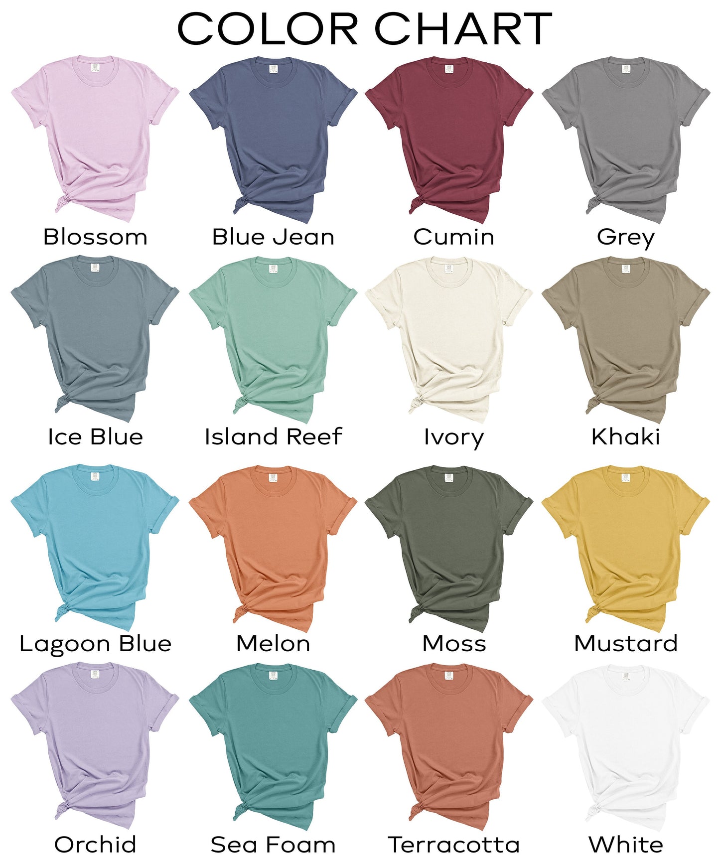 Custom Pet Ears Outline Garment-Dyed Shirt